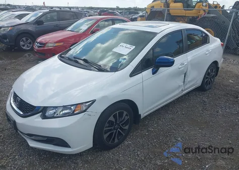 2015 Honda Civic Ex z USA, uszkodzony, nr VIN 19XFB2F80FE098671